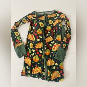 Little Sleepies Taco Time Zippy Pajama 2T